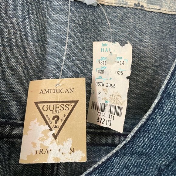 NWT Guess Vintage Jean vest!! Size S! - Picture 3 of 10